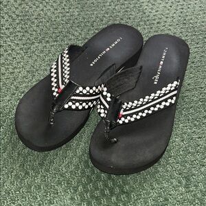 Tommy Hilfiger Black Sandals